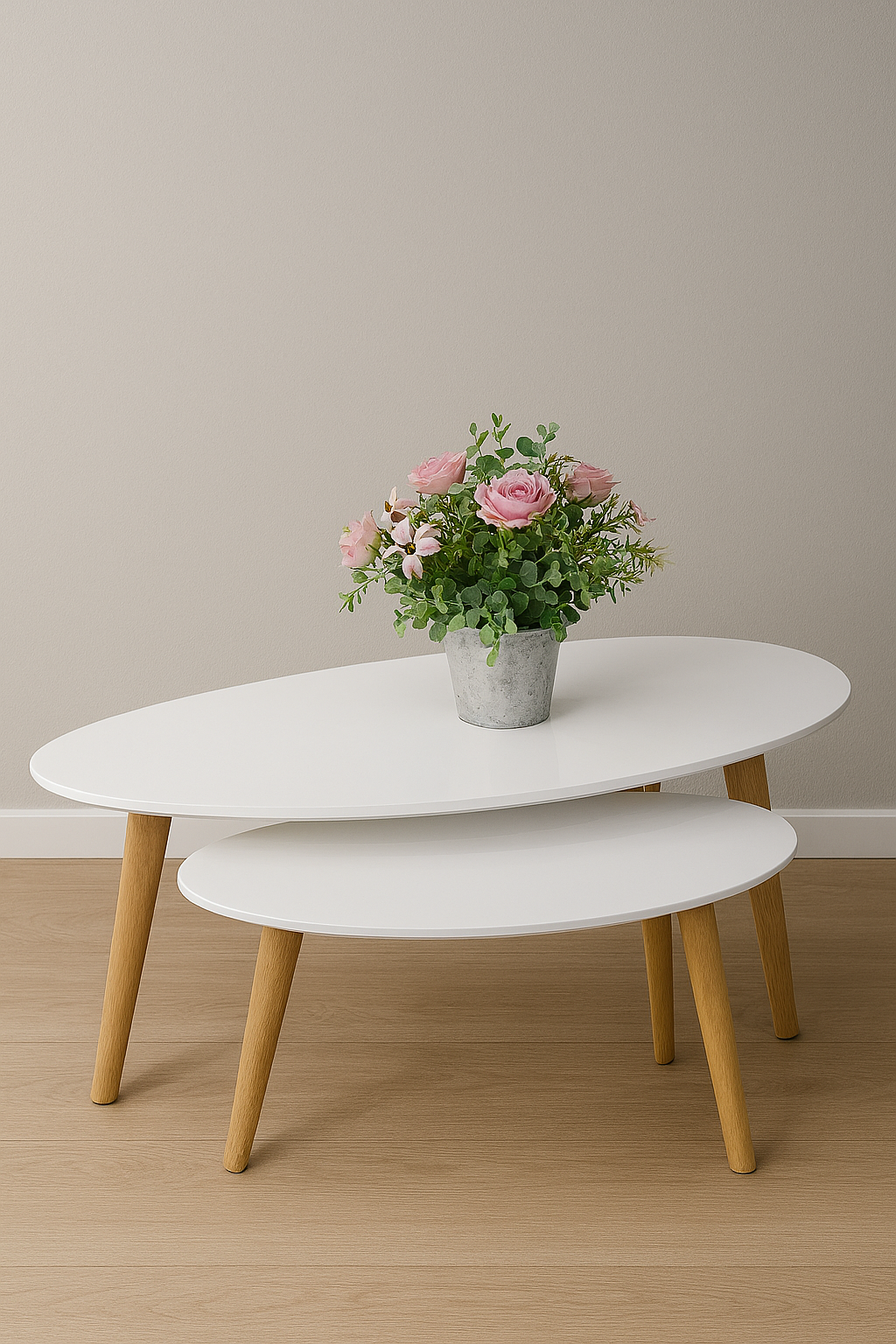 set x2 Mesa ratona blanca Pua