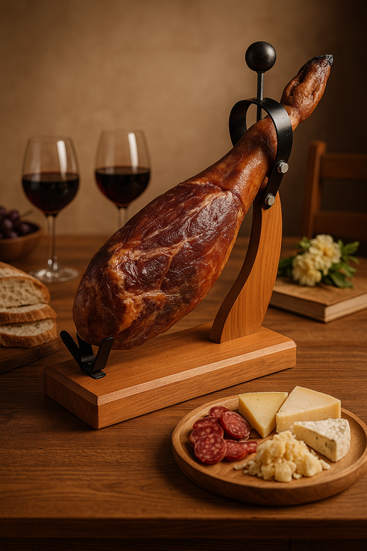jamonera de madera