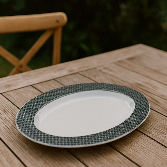 fuente oval 35cm callico