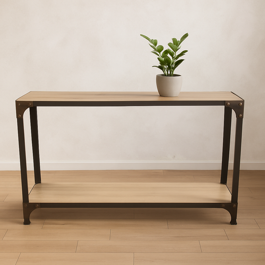 Dressoire rustico madera y hierro