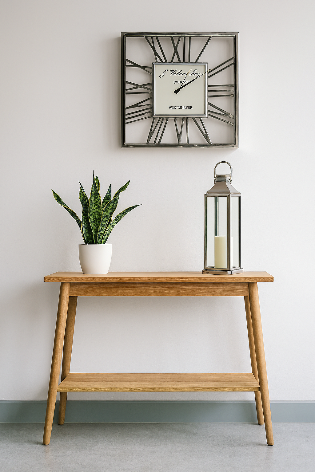 Reloj de pared Aluminio